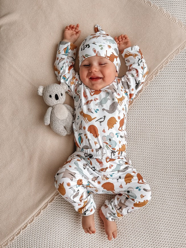 Feahters and Fur baby boy styled