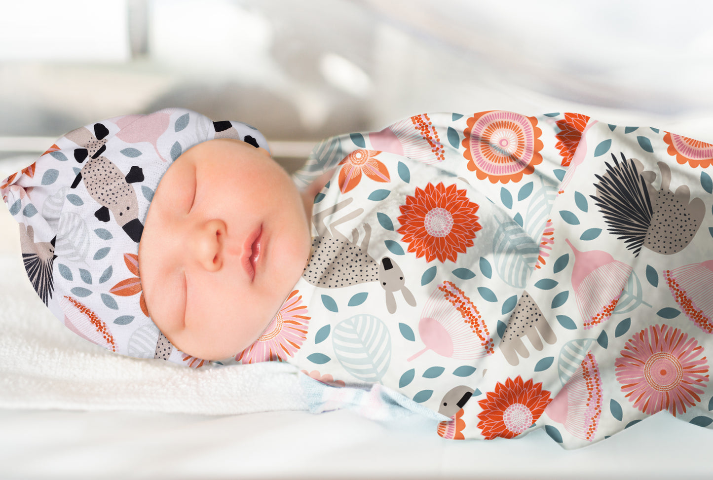 Australian Bush Baby Animals Swaddle