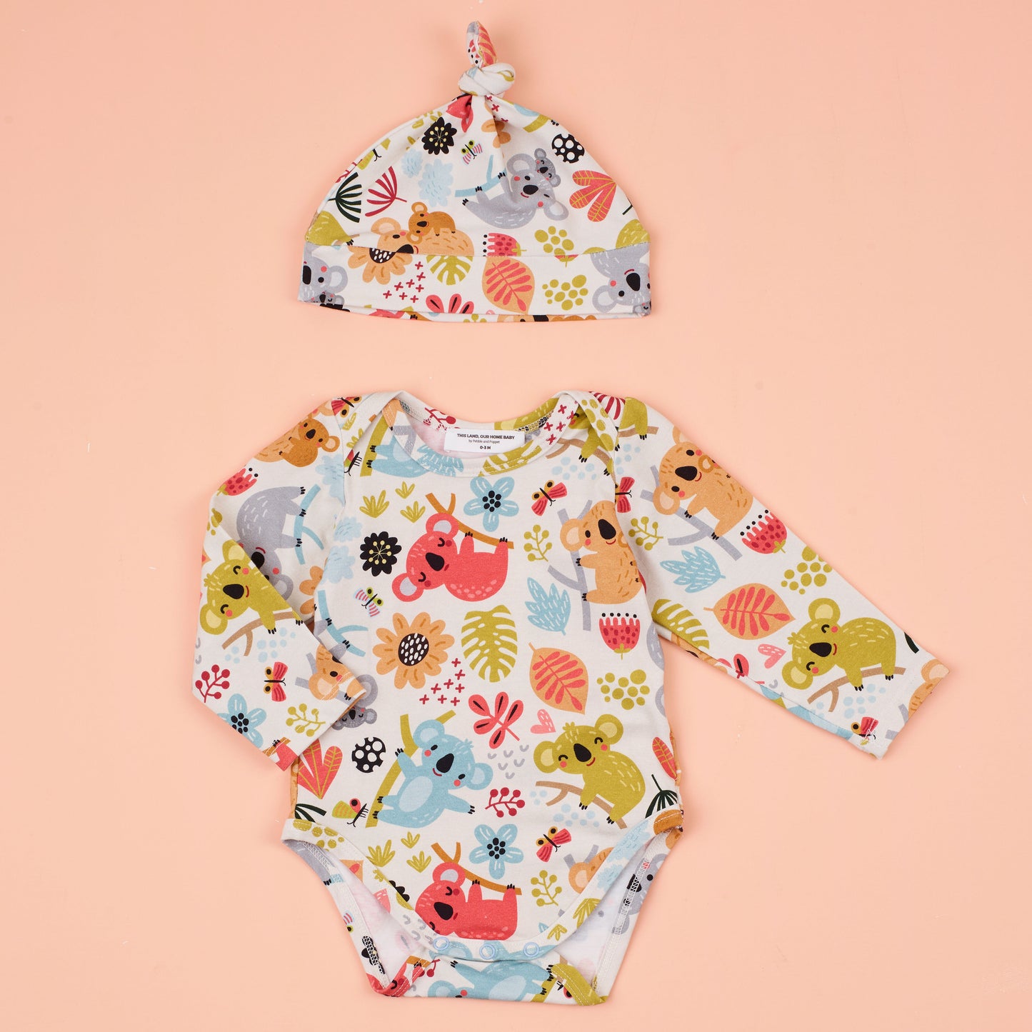 pebble-and-poppet-koala-baby-beanie-romper