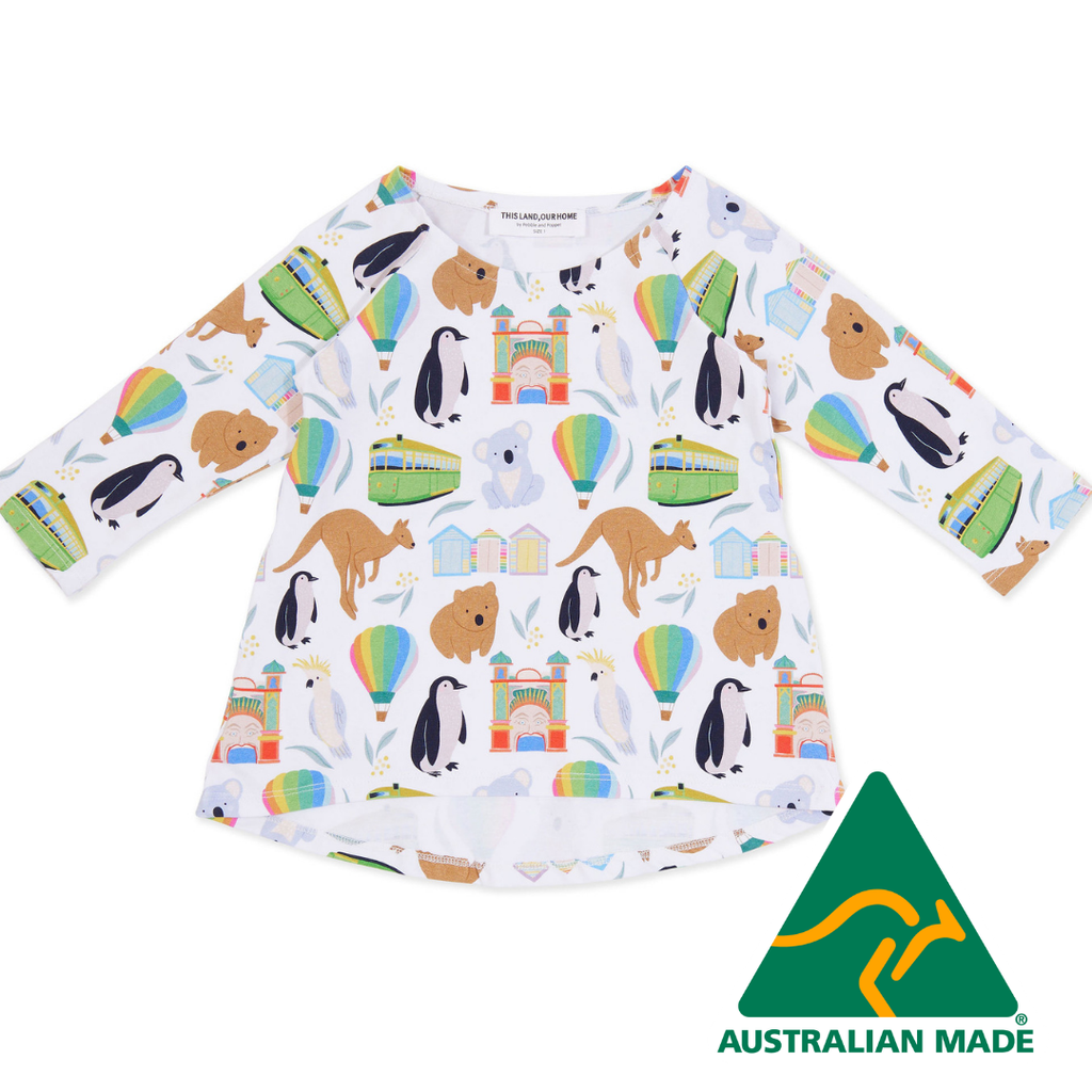 Melbourne Organic Cotton Girls Dress