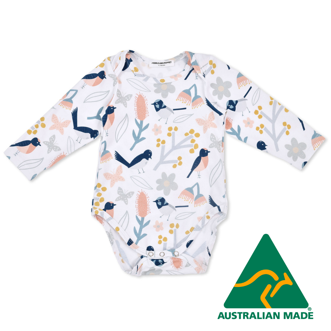 Birdy Organic Cotton Baby Romper