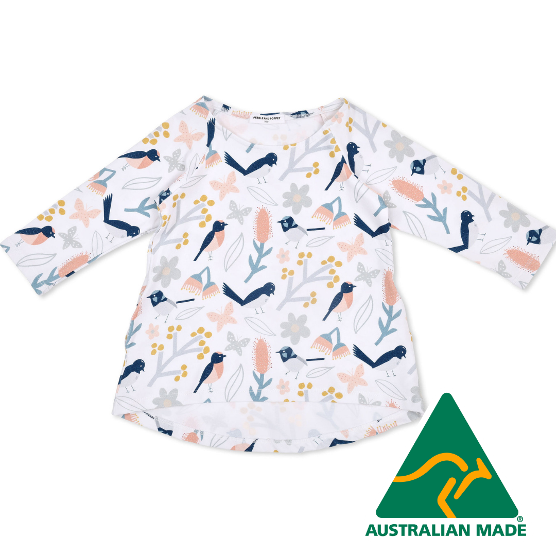 Birdy Organic Cotton Girls Dress