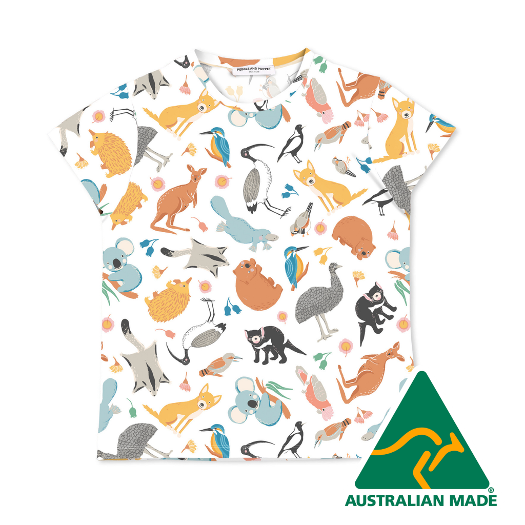 Feathers and Fur Womens T-Shirt