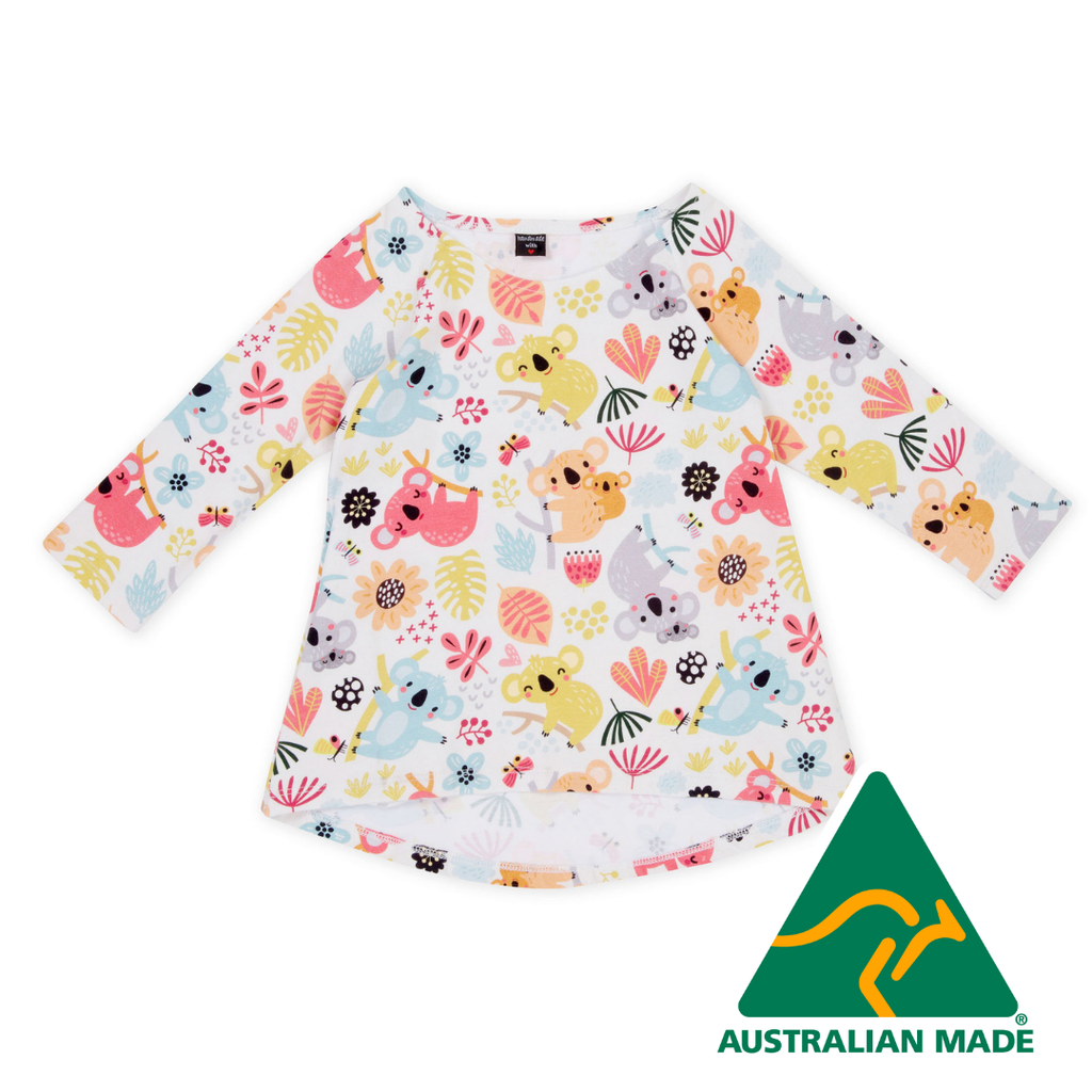 Koala Organic Cotton Girls Dress