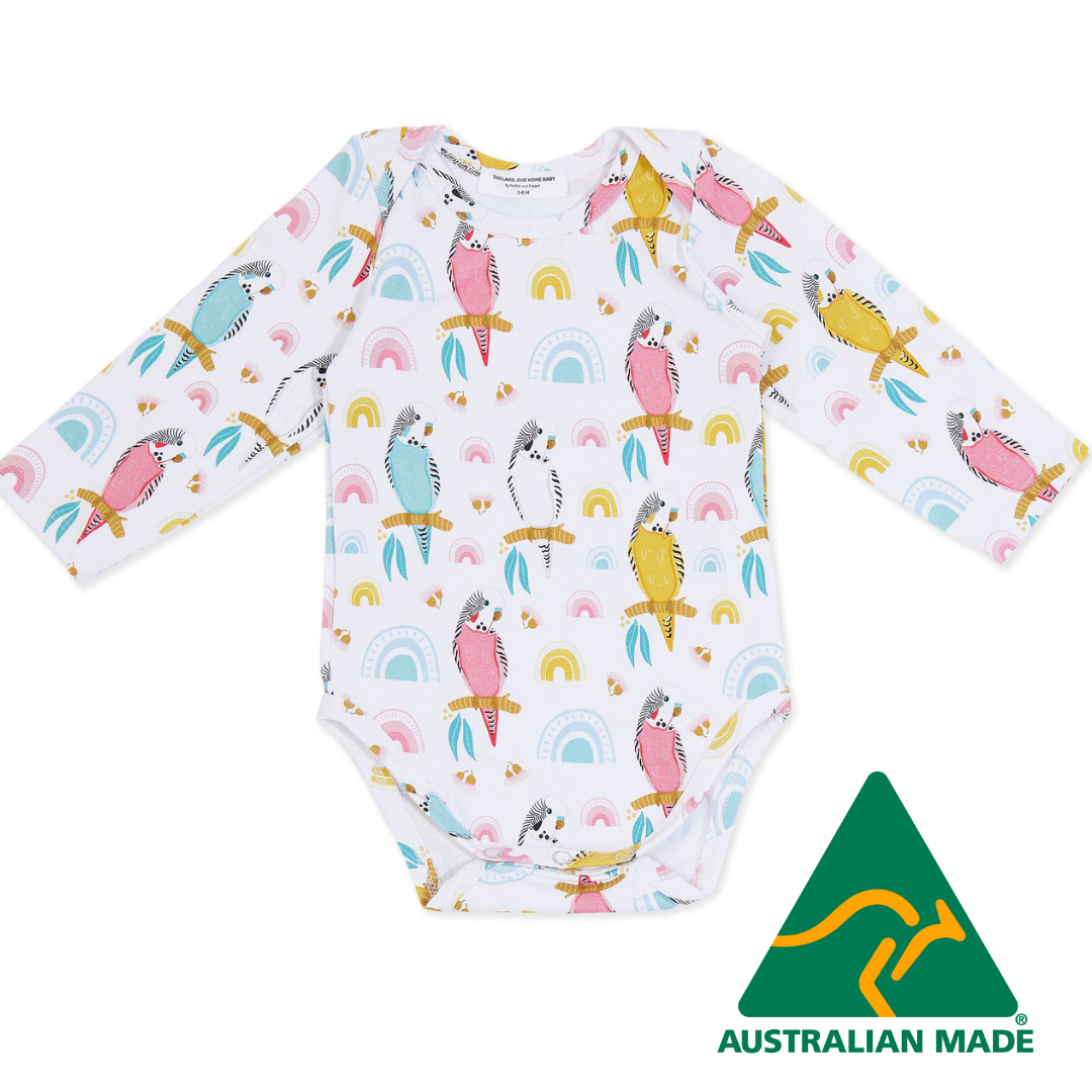 Budgie Baby Organic Cotton Baby Romper