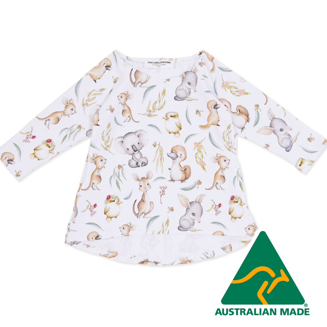 Bush Buddies Organic Cotton Girls Dress