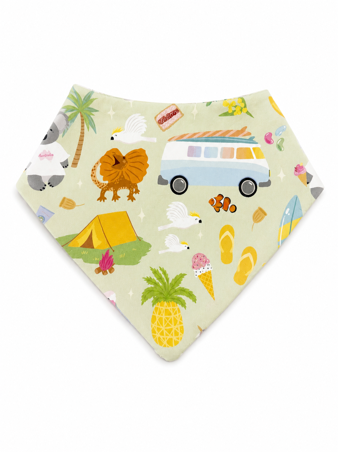Summer Down Under Baby Bib