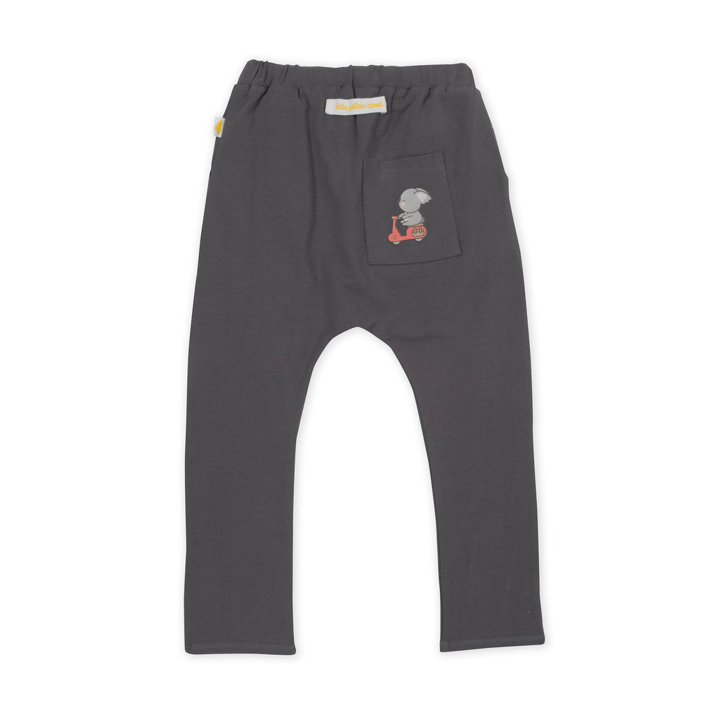 Grey Organic Cotton Koala  Pants