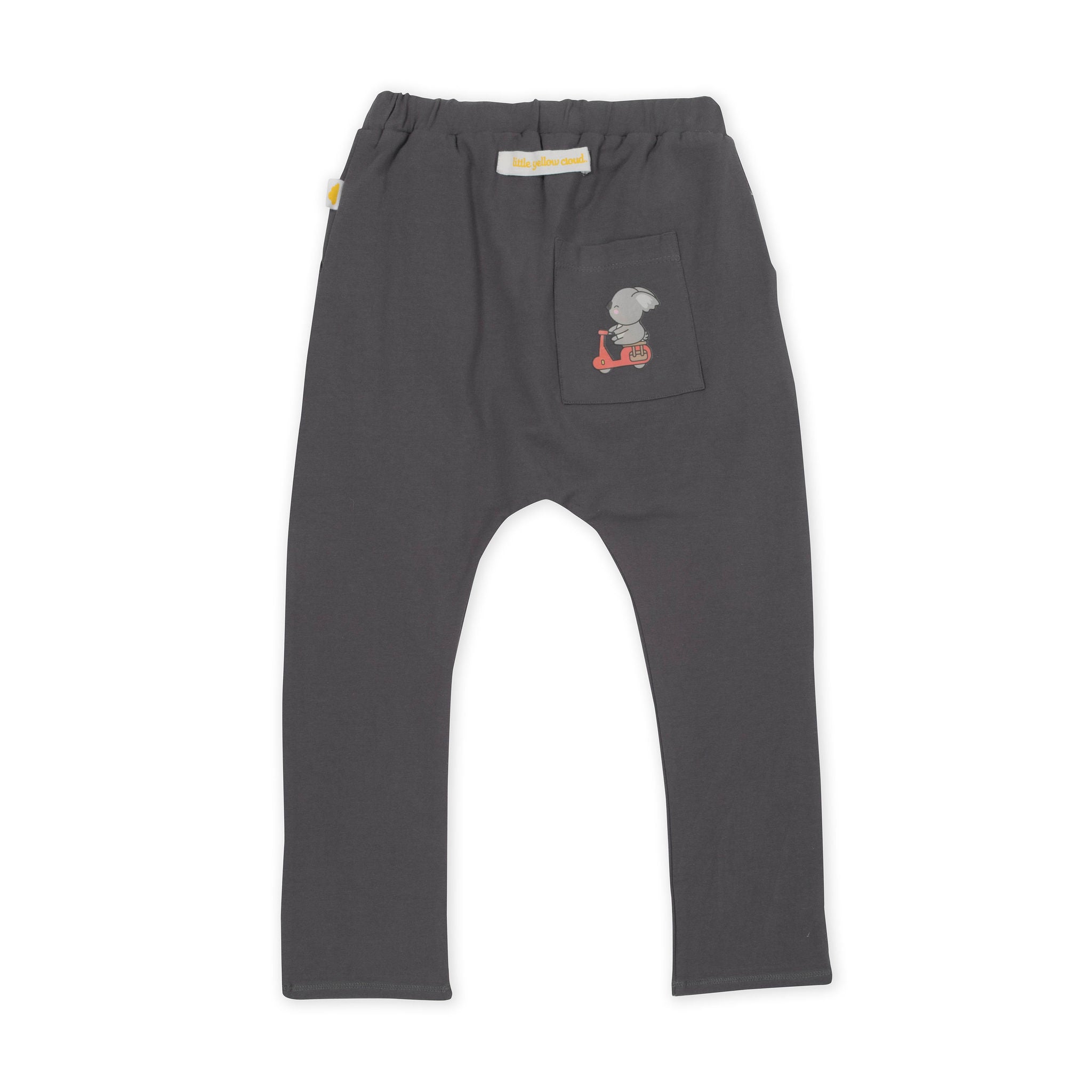 Grey Organic Cotton Koala  Pants