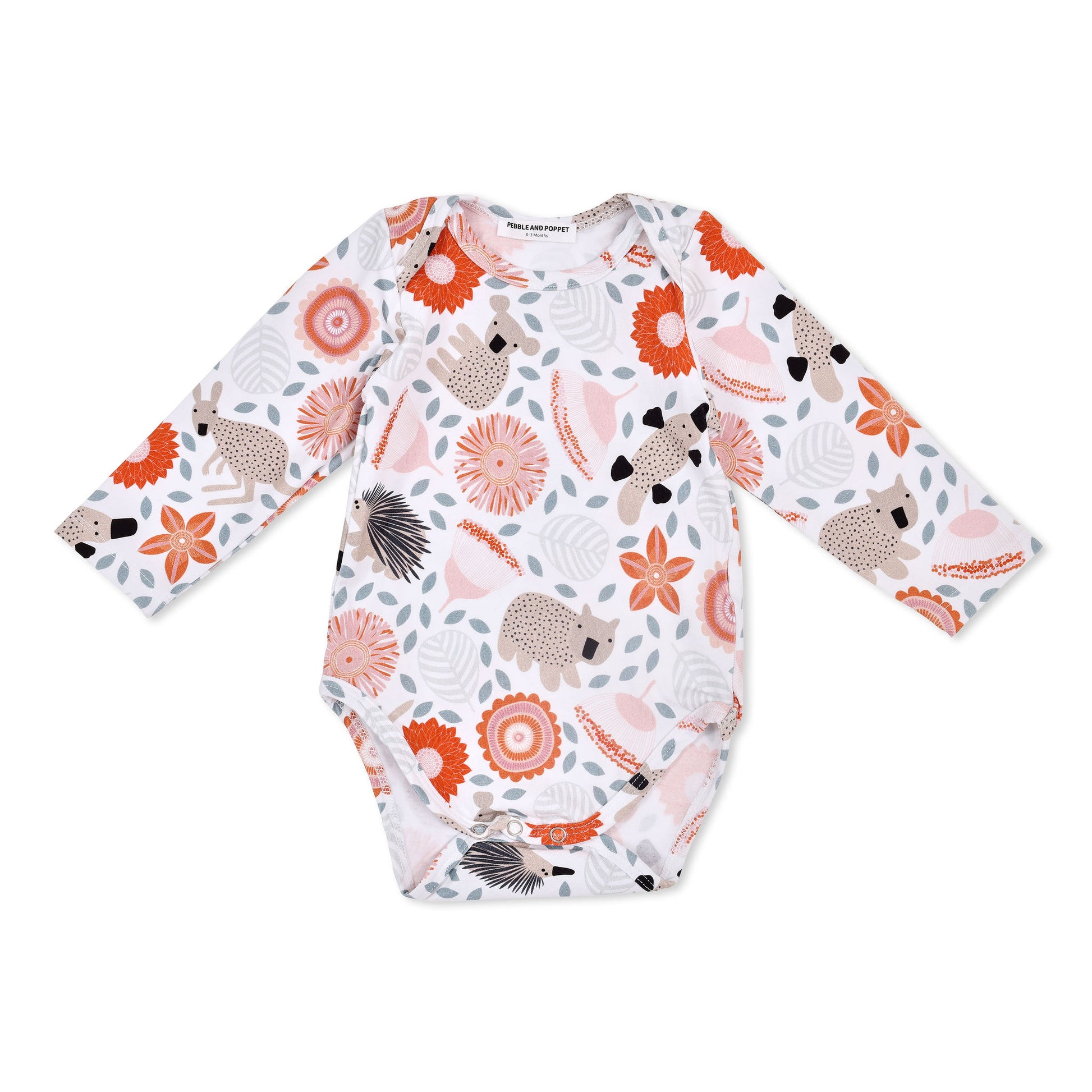 Pebble-and-Poppet-Australian-Bush-Baby-Animals-Jocelyn-Proust-romper-baby