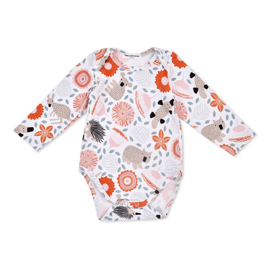 Pebble-and-Poppet-Australian-Bush-Baby-Animals-Jocelyn-Proust-romper-baby