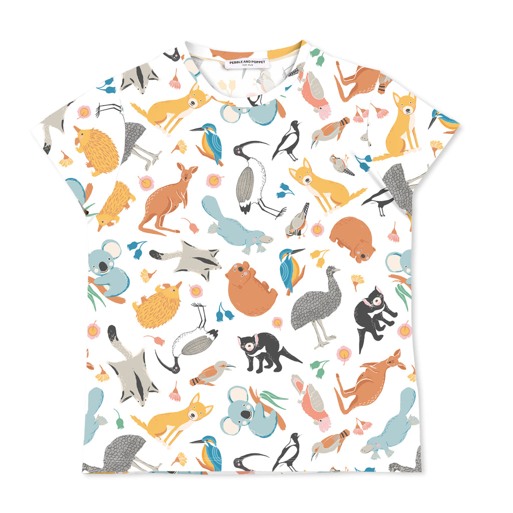 Feathers and Fur Womens T-Shirt