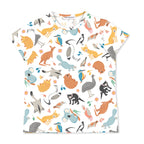 Feathers and Fur Womens T-Shirt