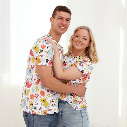 Pebble-and-Poppet-koala-mens-womens-couple-tshirt