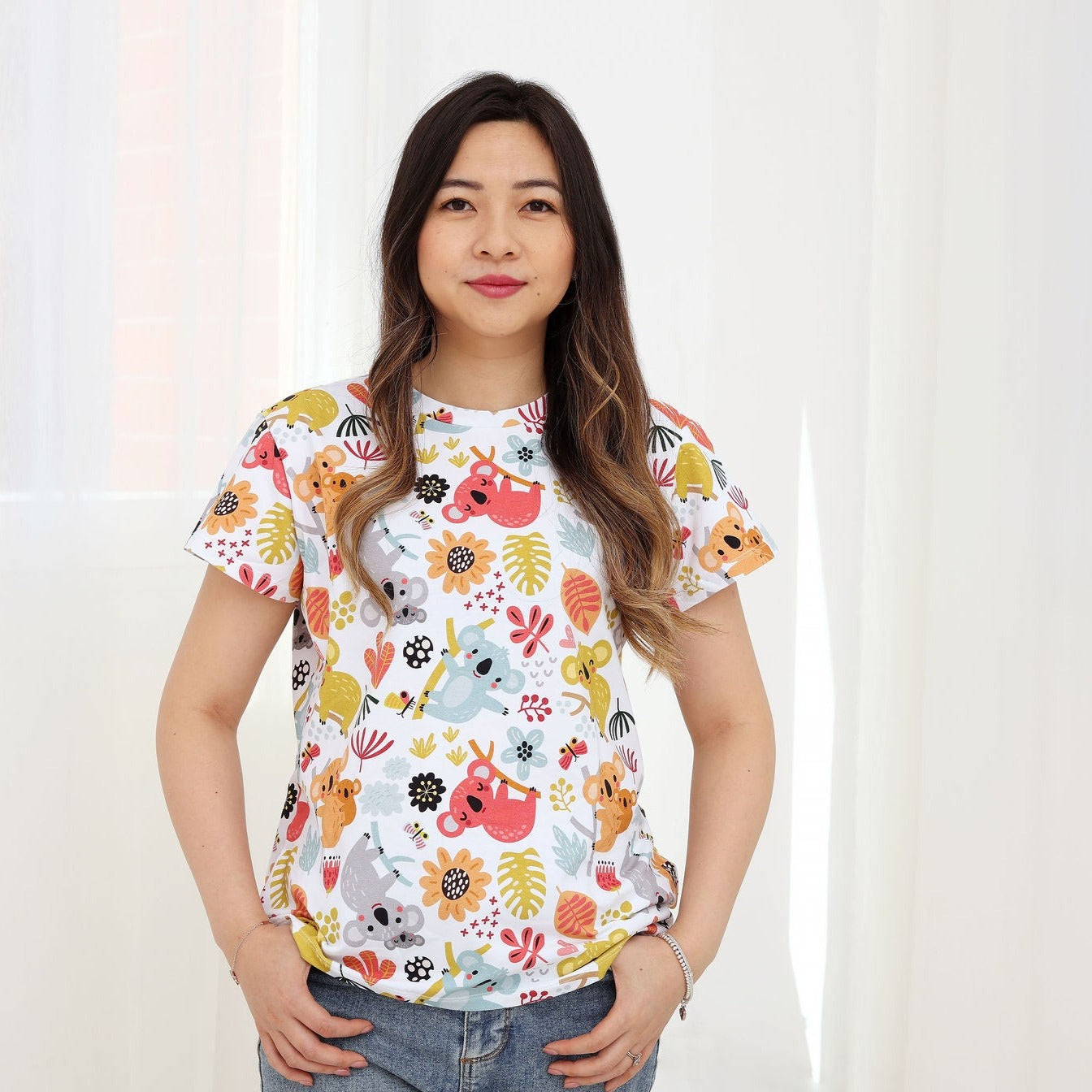 Pebble-and-Poppet-koala-womens-tshirt