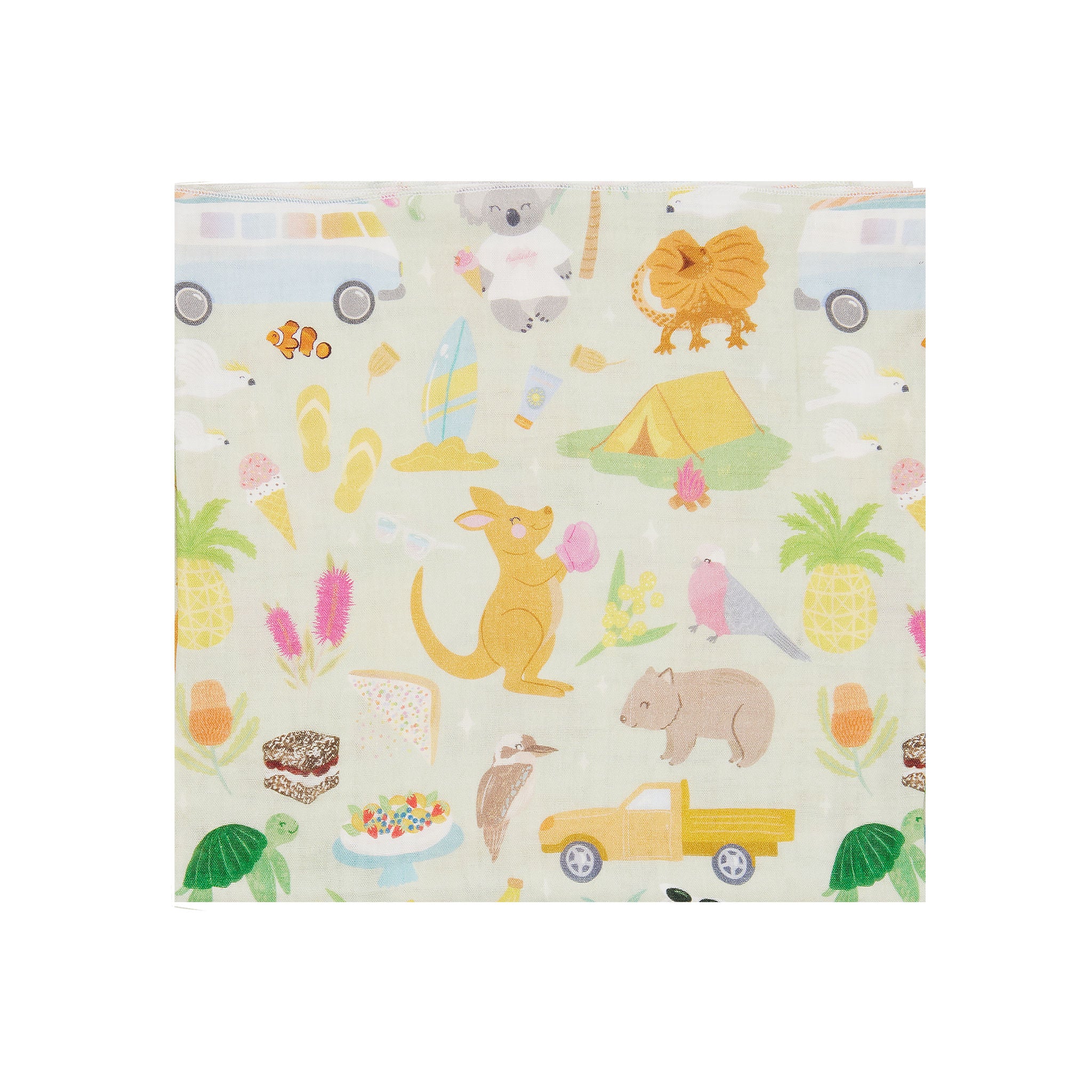 Summer Down Under Bamboo Swaddle