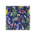 Butterfly Flora Bamboo Scarf Navy
