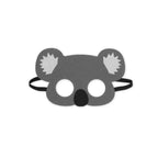 Grey koala felt mask for kids imaginative play