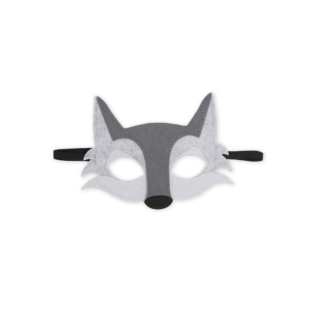 Wolf felt animal mask for imaginative play