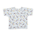 Organic cotton kids t-shirt with playful puppy print