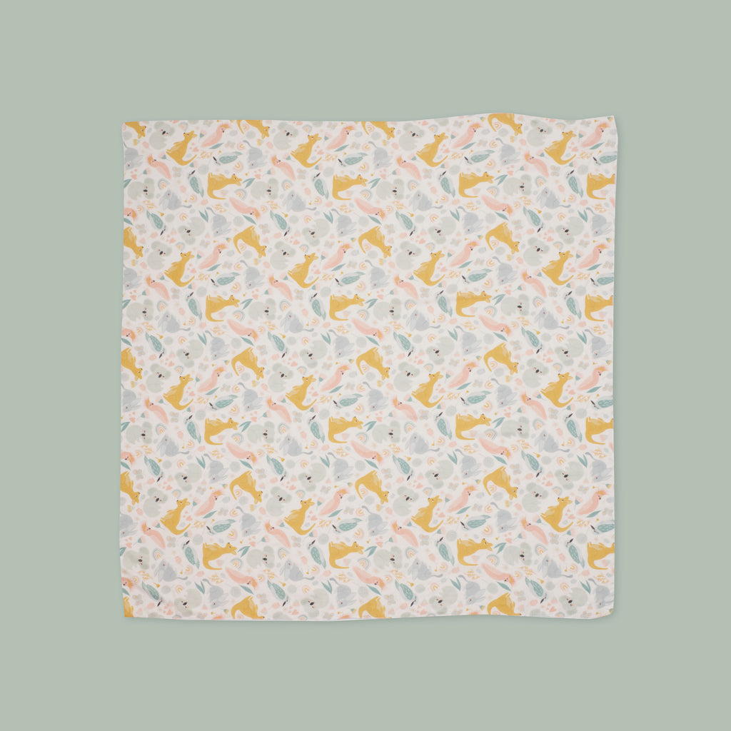 pebble-and-poppet-australian-animals-swaddle-blanket