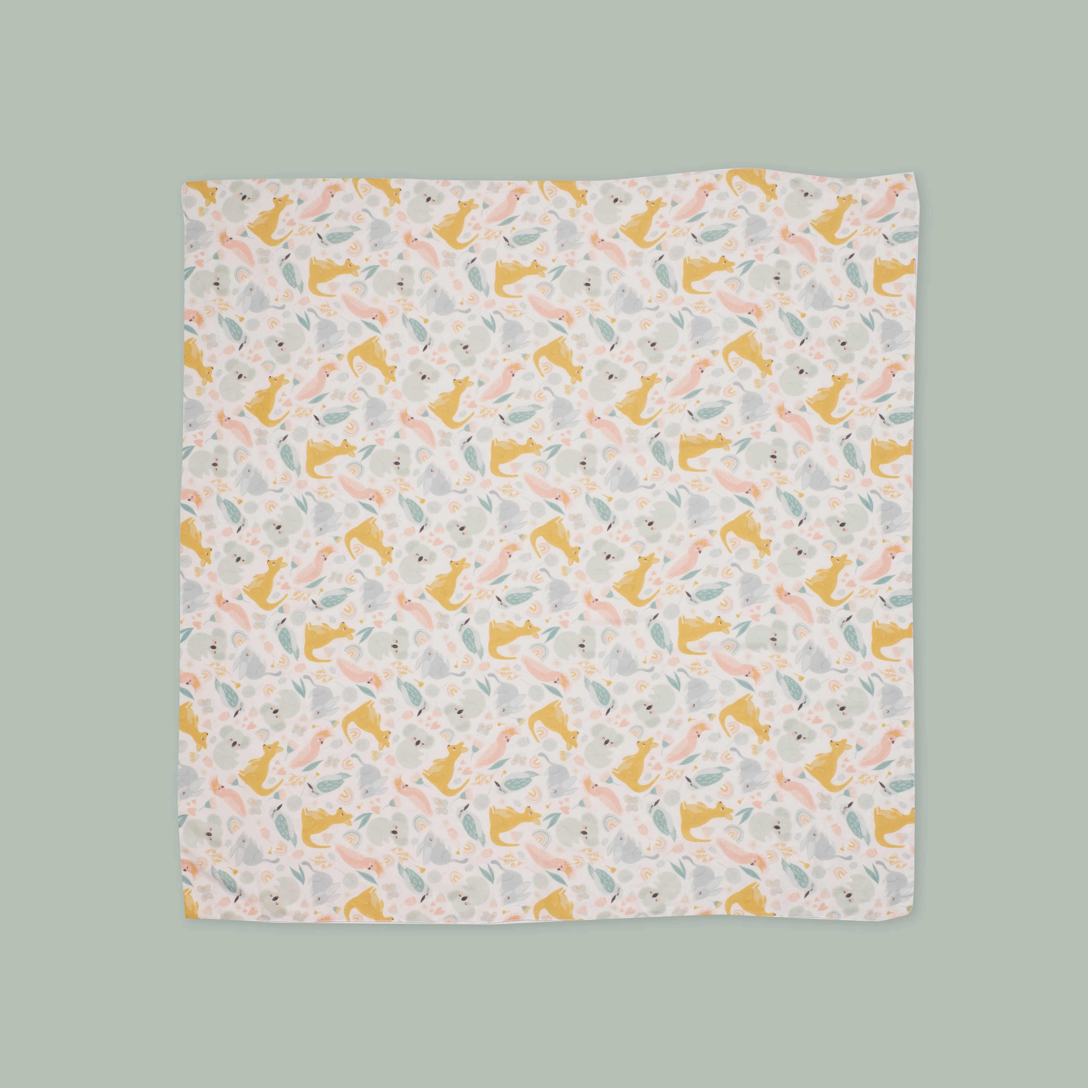 pebble-and-poppet-australian-animals-swaddle-blanket