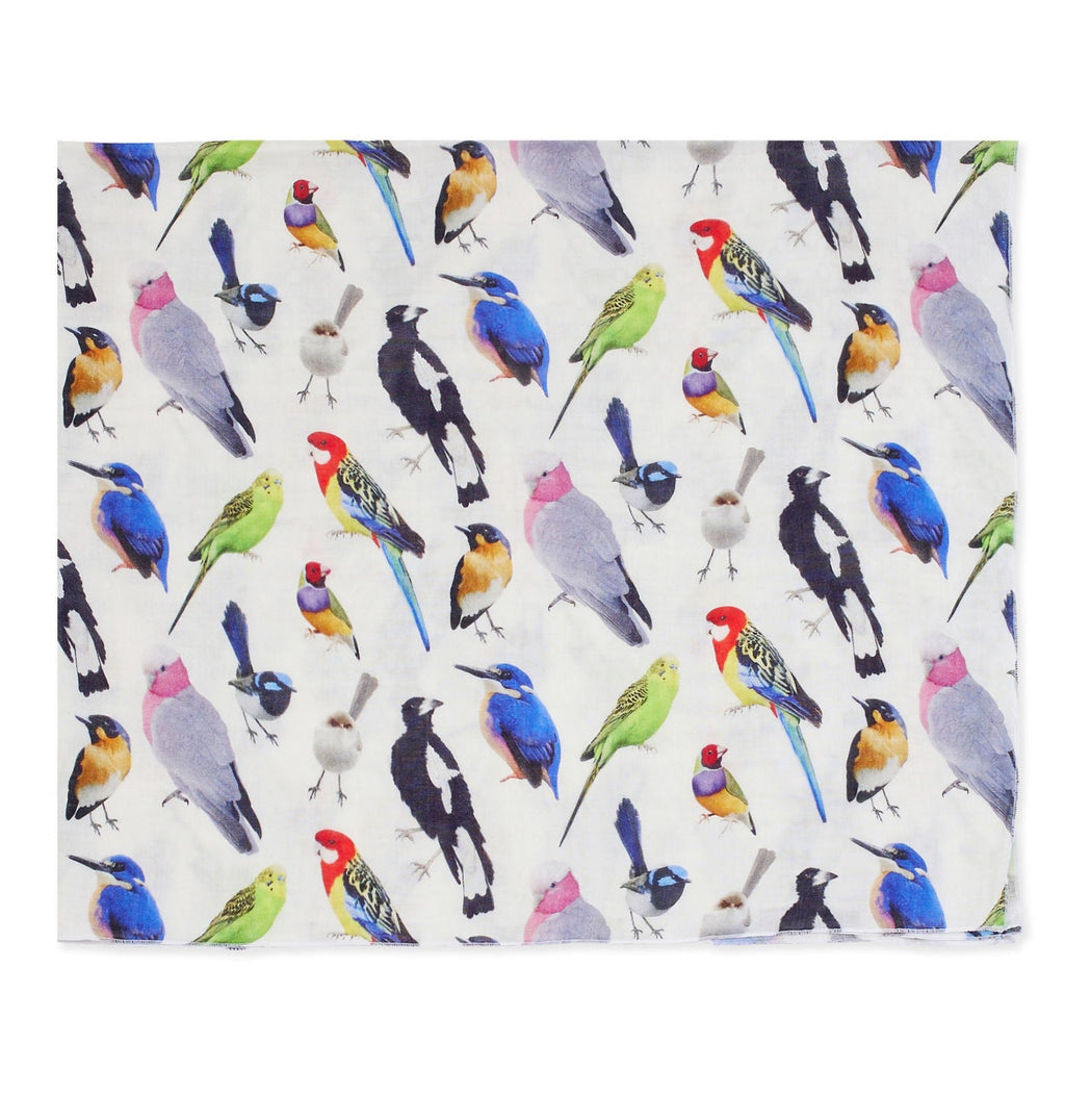 Bird Talk Scarf/ Sarong