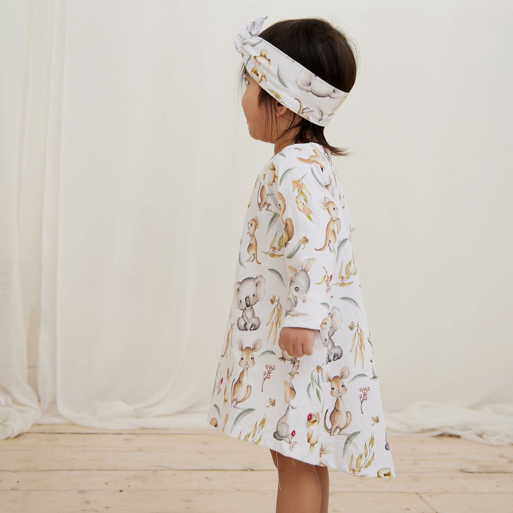Bush Buddies Organic Cotton Girls Dress