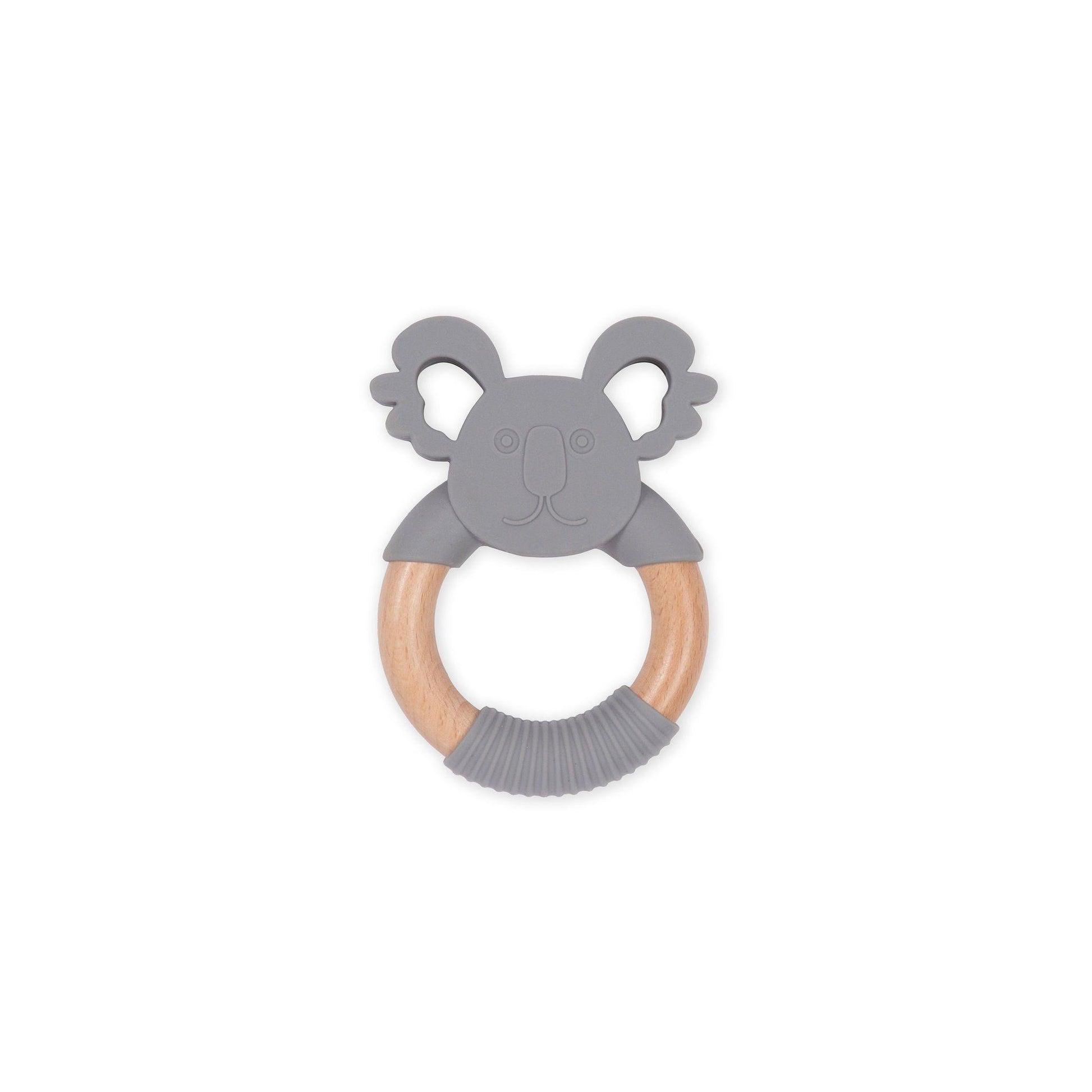 Pebble and Poppet Koala Teether - Grey