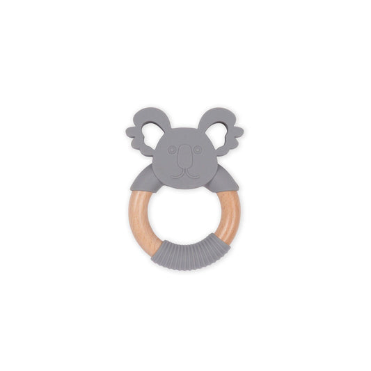 Pebble and Poppet Koala Teether - Grey